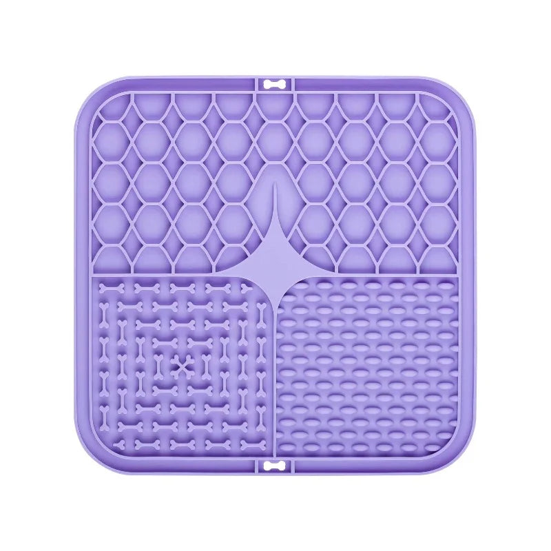 Pet Lick Silicone Mat Dogs Pet Slow Food Plate for Dog