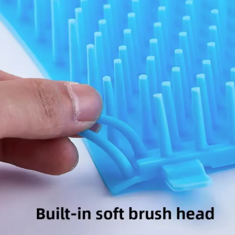 Dog Paw Cleaner Cup Soft Silicone Combs Portable Outdoor