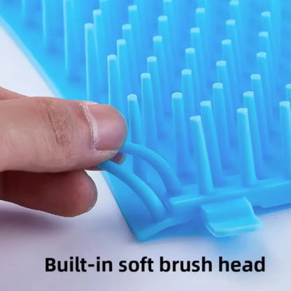 Dog Paw Cleaner Cup Soft Silicone Combs Portable Outdoor