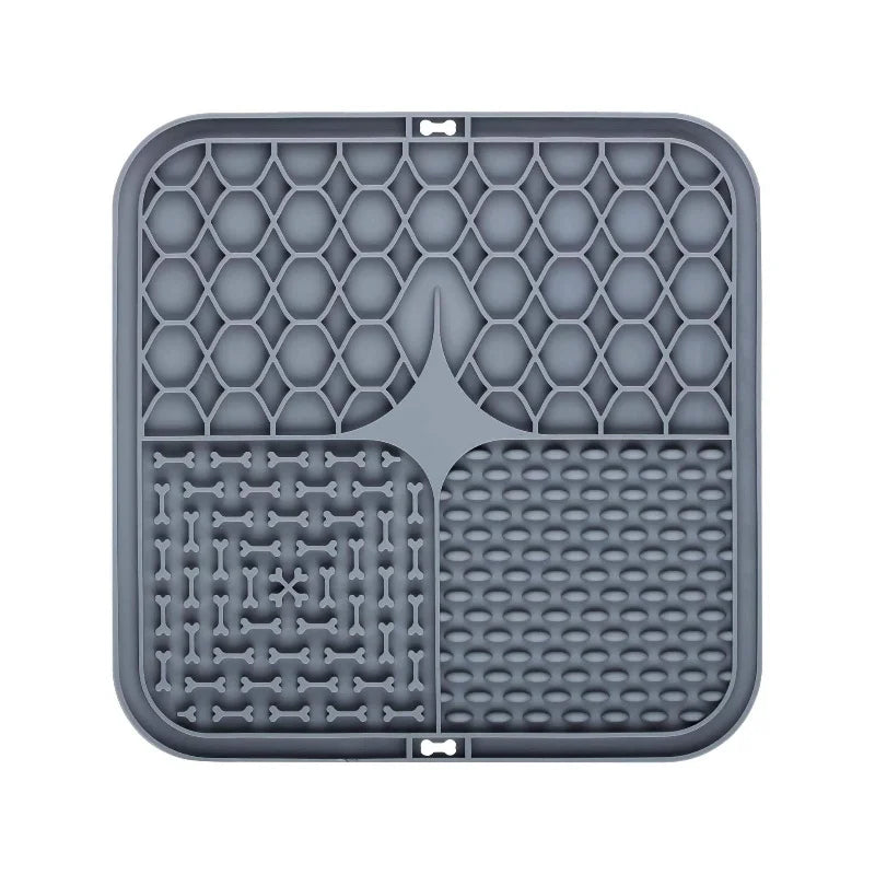Pet Lick Silicone Mat Dogs Pet Slow Food Plate for Dog