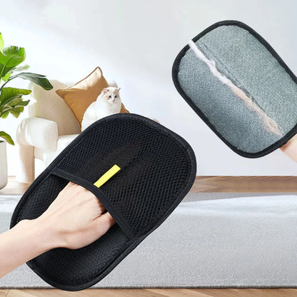 3pcs Pet Grooming Cleaning Glove Double-Sided
