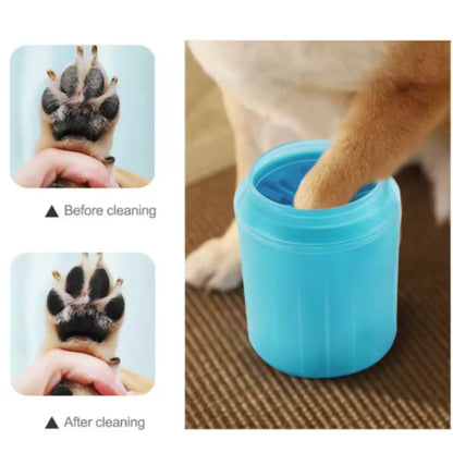 Dog Paw Cleaner Cup Soft Silicone Combs Portable Outdoor