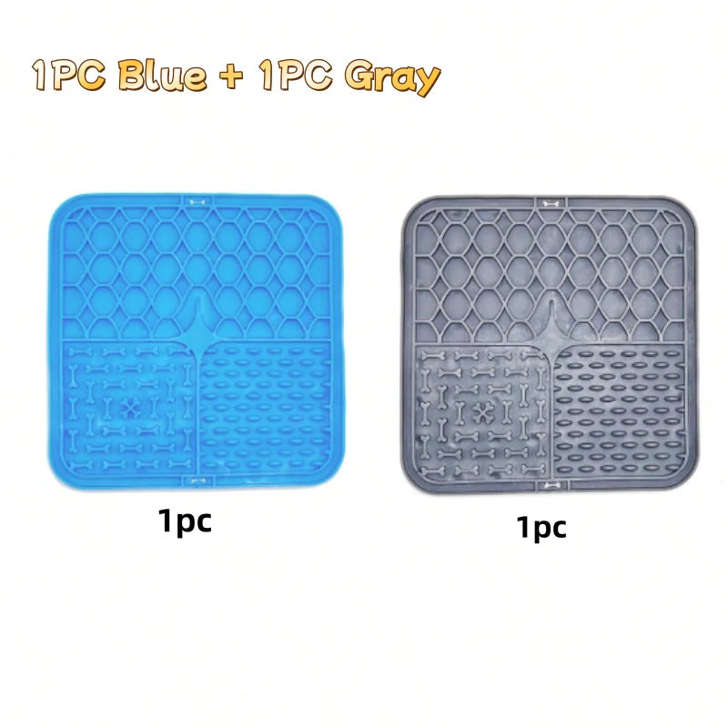 Pet Lick Silicone Mat Dogs Pet Slow Food Plate for Dog