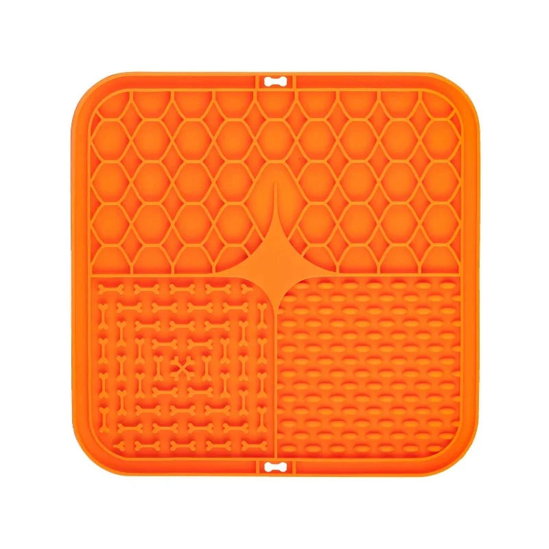 Pet Lick Silicone Mat Dogs Pet Slow Food Plate for Dog