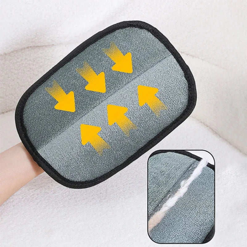 3pcs Pet Grooming Cleaning Glove Double-Sided