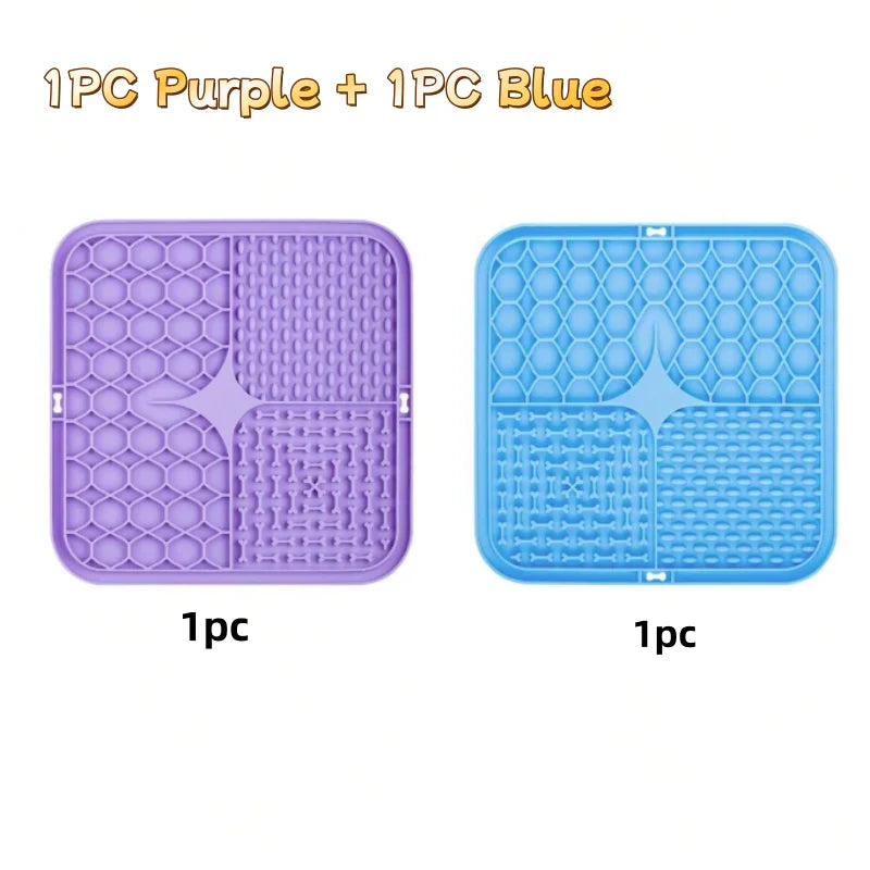 Pet Lick Silicone Mat Dogs Pet Slow Food Plate for Dog